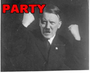 Gif avec les tags : Hitler,anniversaire,fête,hard,party