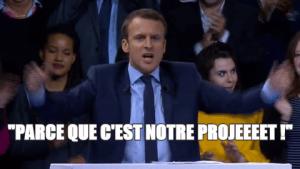 Gif avec les tags : Macron,parce que c'est notre projet,projet
