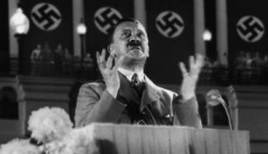 Gif avec les tags : Hitler,content,discours,nazi,schwul,émotion