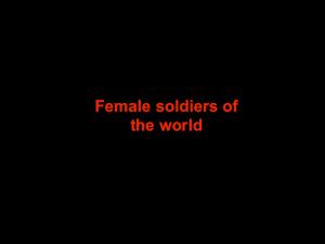 Gif avec les tags : female soldiers of the word,femmes,soldats