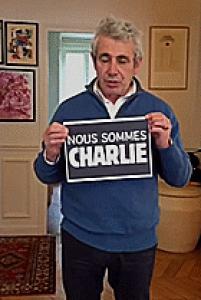 Gif avec les tags : Je suis Charlie,Michel Boujenah