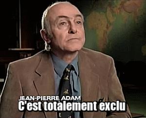 Gif avec les tags : Jean-Pierre Adam,LRDP,c'est totalement exclu