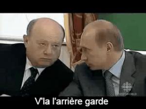 Gif avec les tags : Poutine,arrière garde