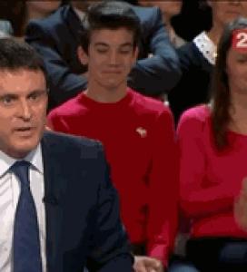 Gif avec les tags : Valls,public,quenelle